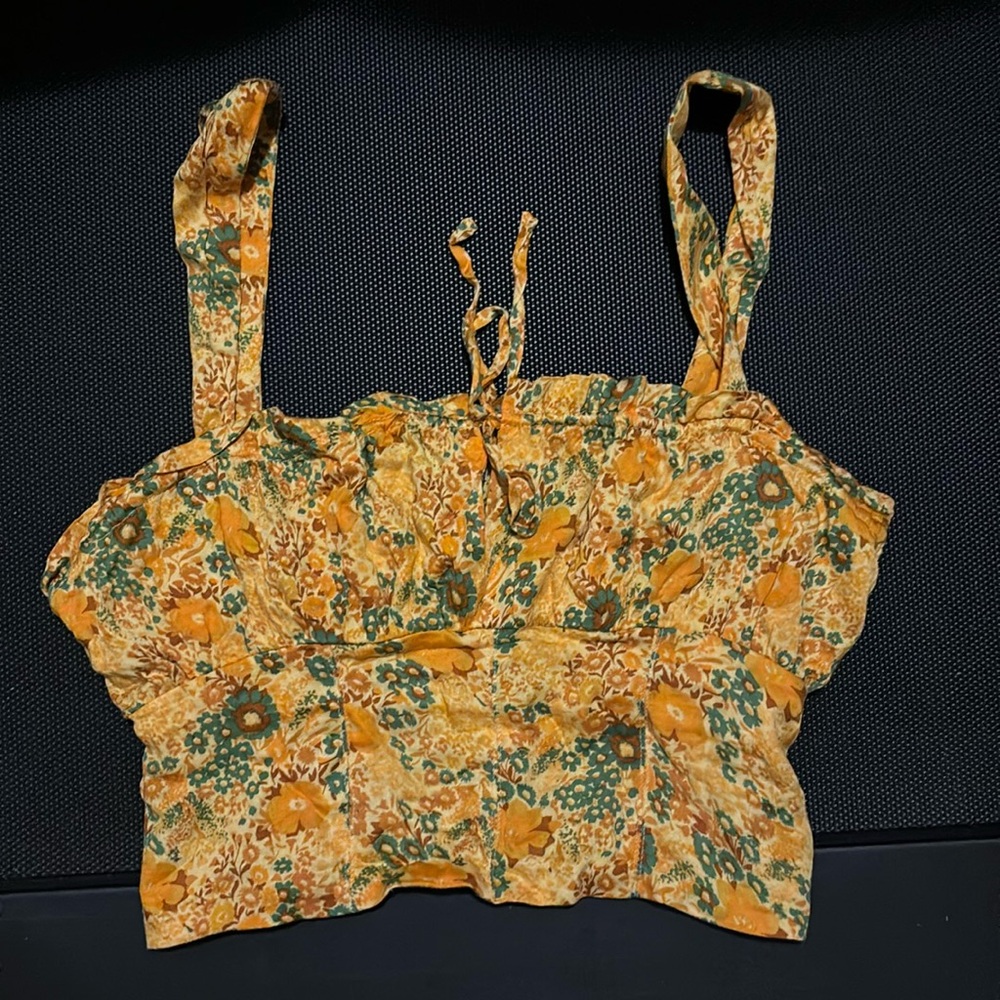 Floral crop top